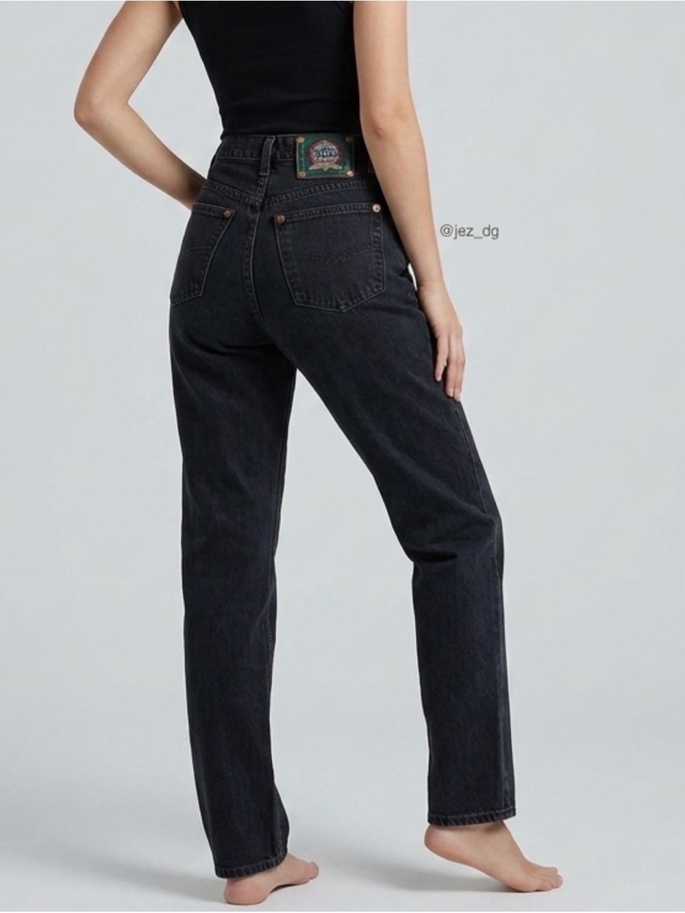 i151 Vintage IKEDA 90s HW Mom Jeans